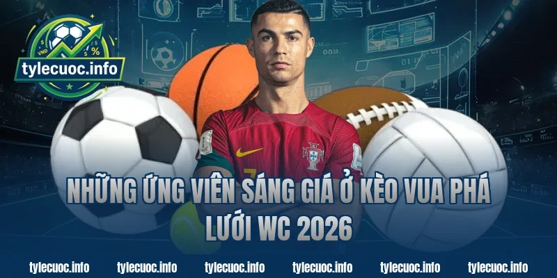 Những ứng viên sáng giá ở kèo vua phá lưới WC 2026